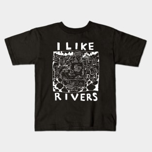 By The River- Illustrated Lyrics - Aesop Rock - Inverted Kids T-Shirt